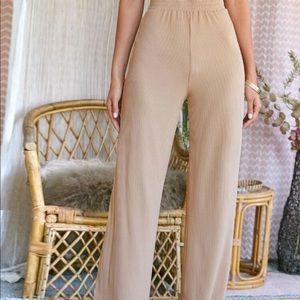 Cream/Beige full length Shein pants XS